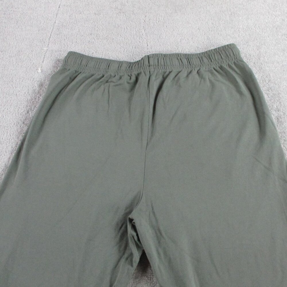 SKIMS Jersey Lounge Straight Leg Pants Mens Medium Basil Green Sweatpants NWT - Picture 5 of 13